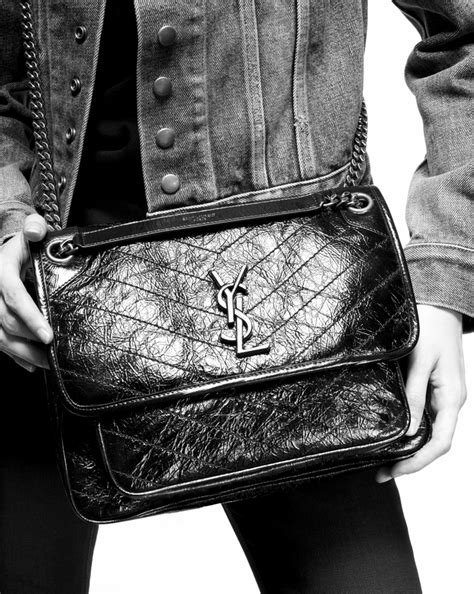 ysl niki bag medium black|ysl niki small bag.